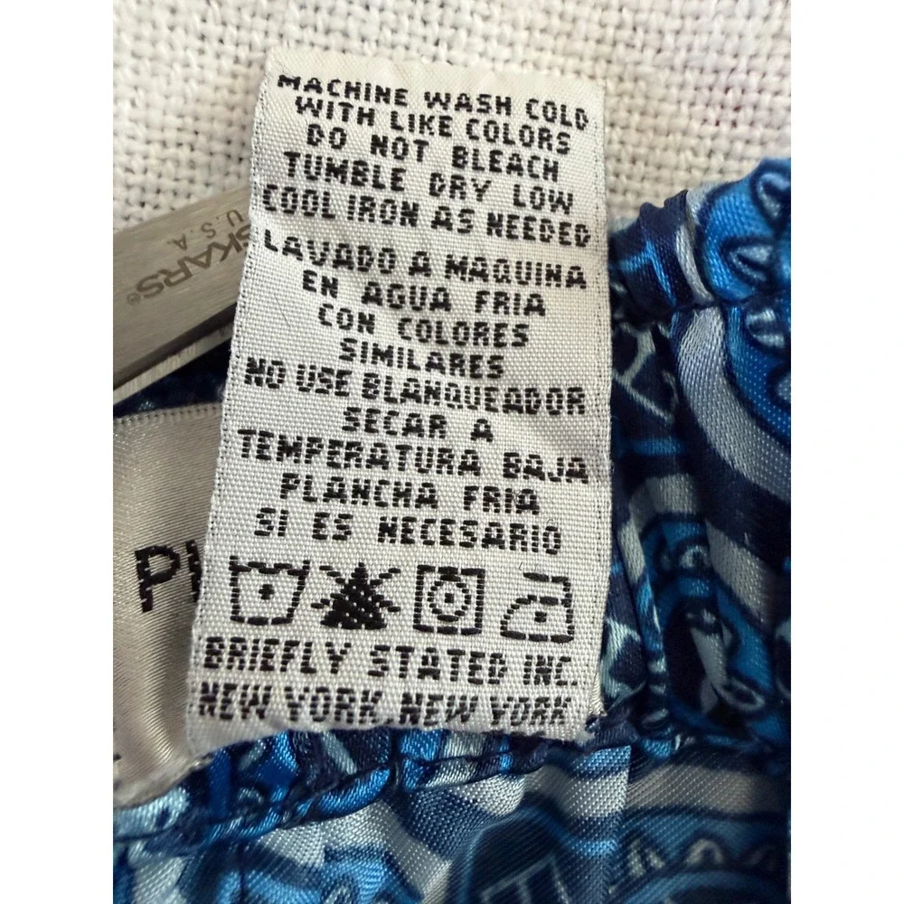 Playboy Men's Y2K‎ Logo Lounge Pants Pajama Bottoms Sz L Blue Bunny Print NWOT
